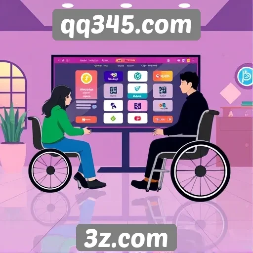 Acessibilidade do site de jogos qq345.com analisada