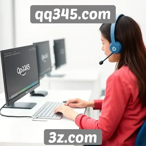 Suporte ao cliente no site qq345.com