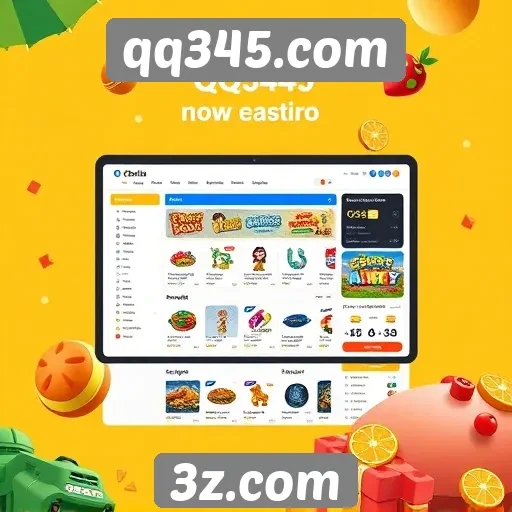 Explorando a interface de usuário do site qq345.com